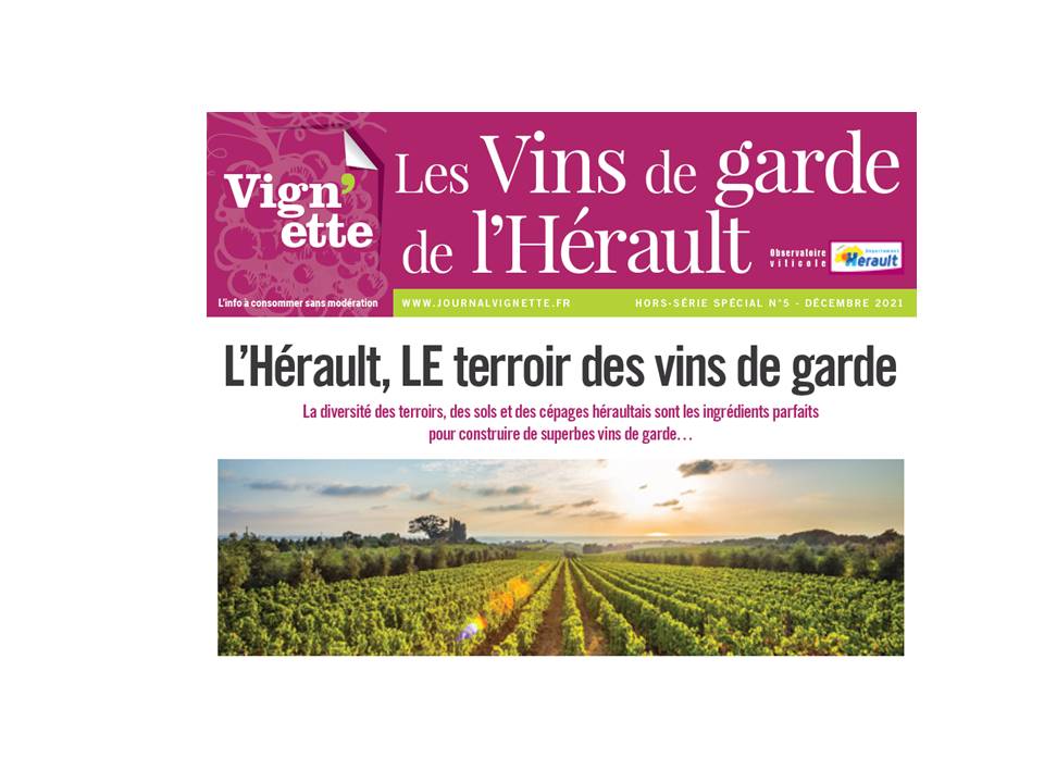 Hors-série du journal Vign'ette sur les vins de garde de l'Hérault